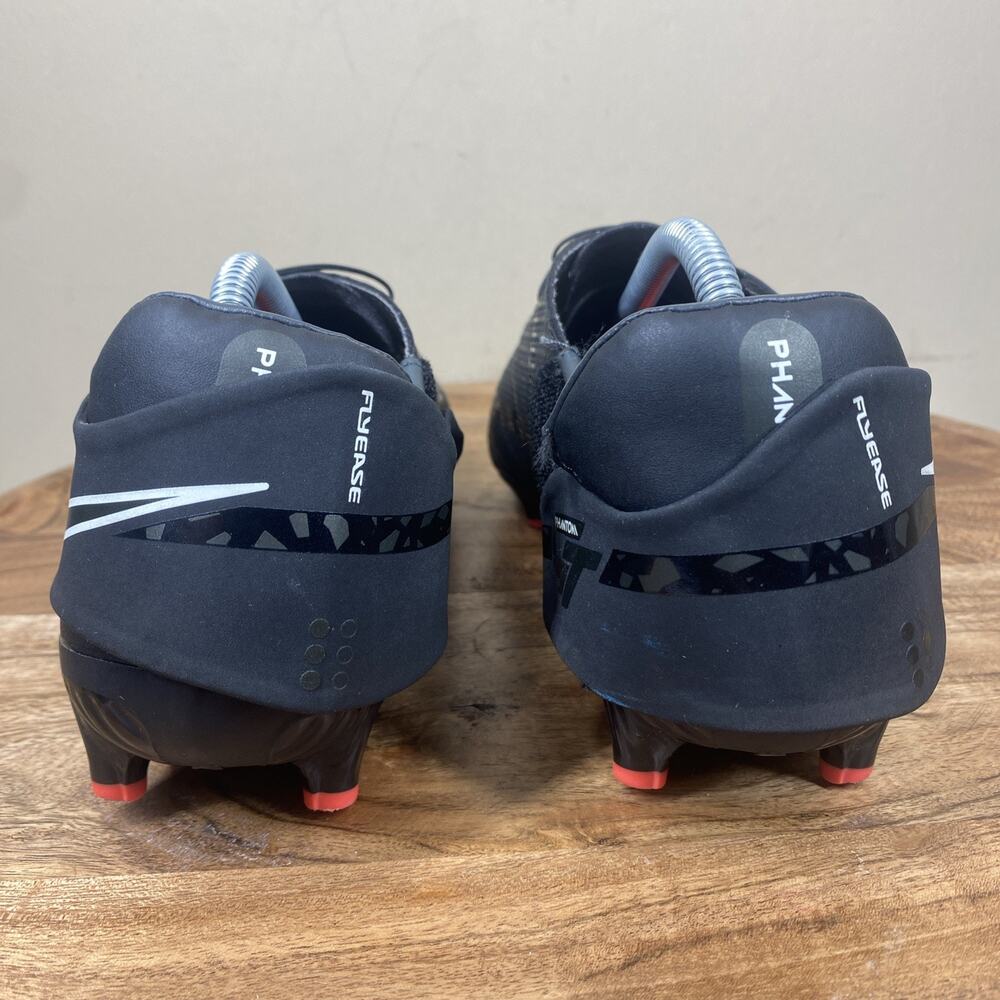 Nike Phantom GT2 Academy Flyease Shadow Pack Mens Black Red Size 7 Soccer Cleats - Picture 3 of 9